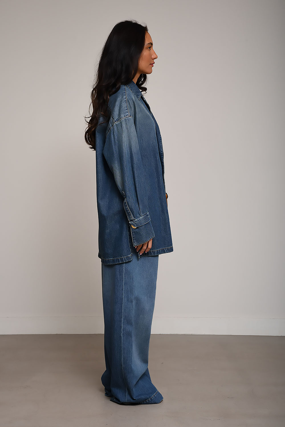 Jodie tunic style tencel shirt
