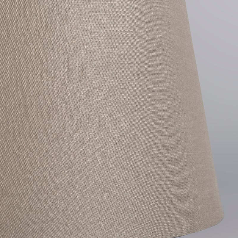 Linnen lampenkap taupe 35/30/18
