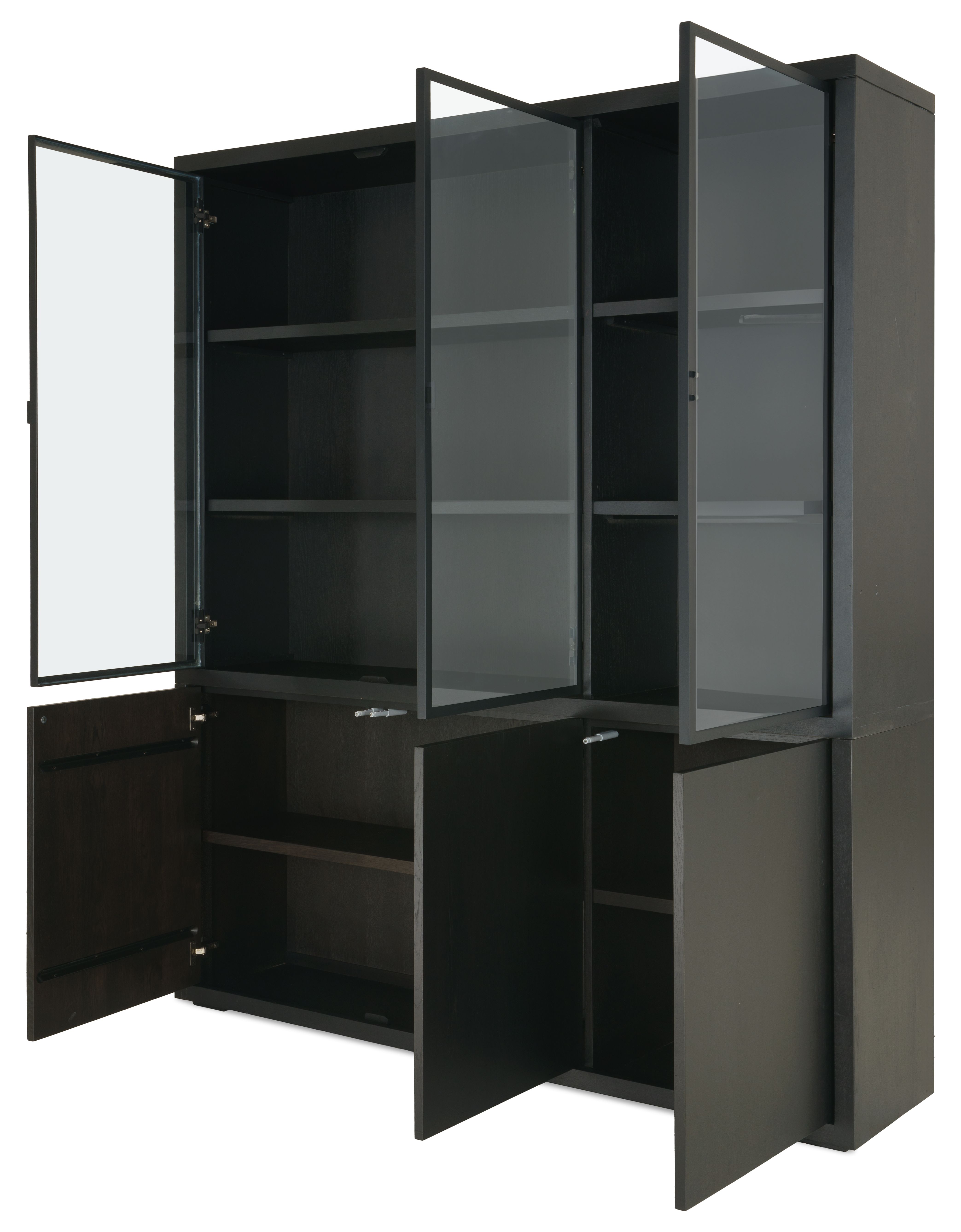 Vitrinekast   Established B170 x D40 x H210 cm