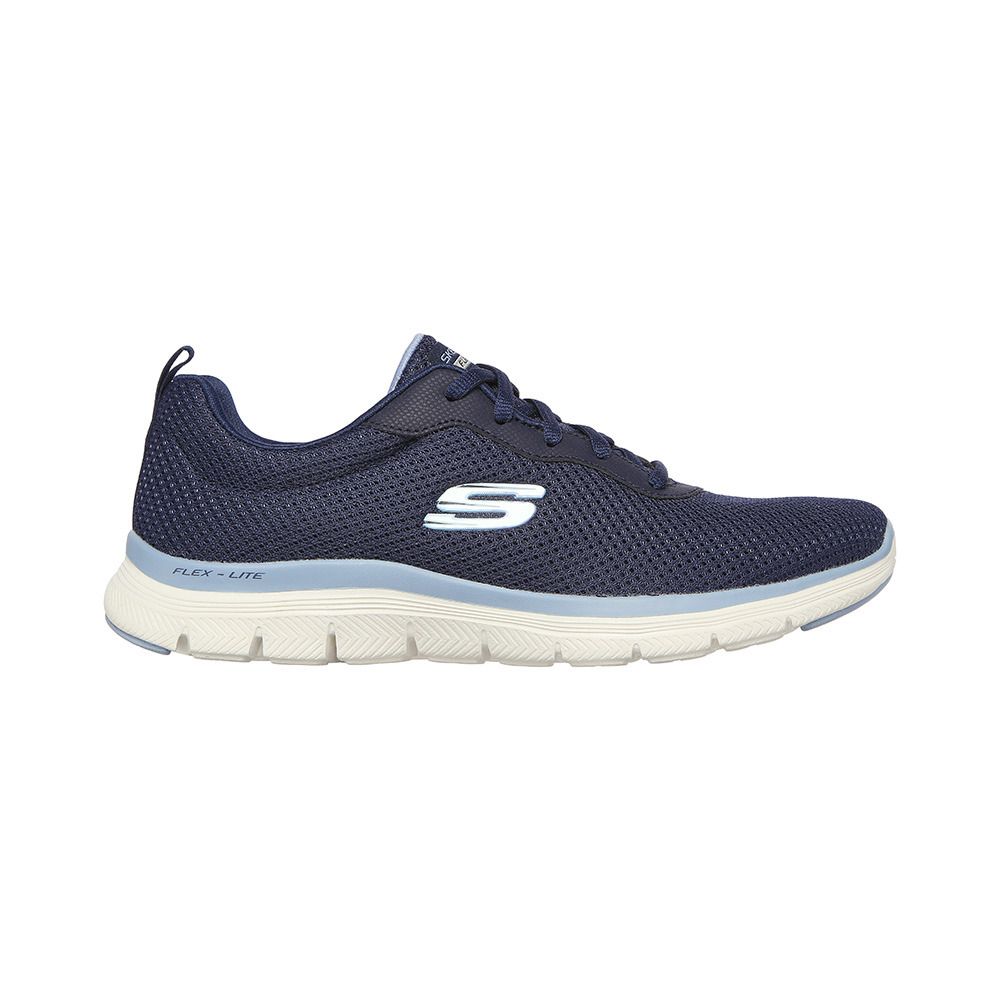 Skechers FLEX APPEAL 4.0 BRILLIANT VIEW - Chaussures fitness Femme navy/blue