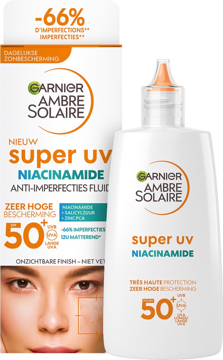 Ambre Solaire Fluid niacinamide super UV SPF 50+ (40 ml)