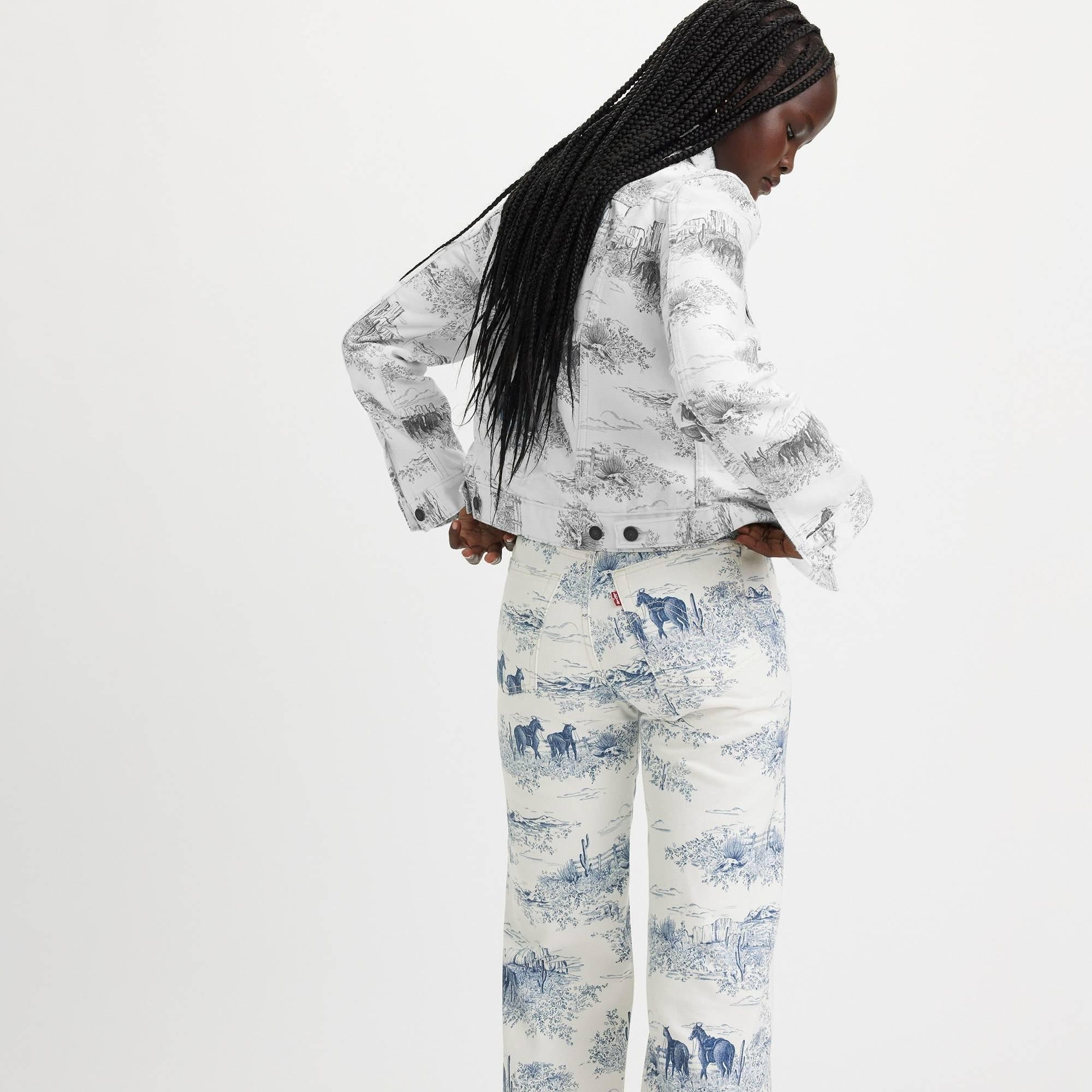 Levis Ribcage Straight Jeans Womens