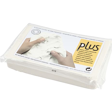 Selvhærdende ler, hvid, 1000g