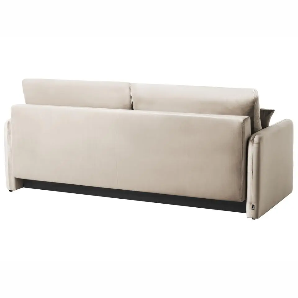 EGGE - Driezitsbank - Taupe - Fluweel
