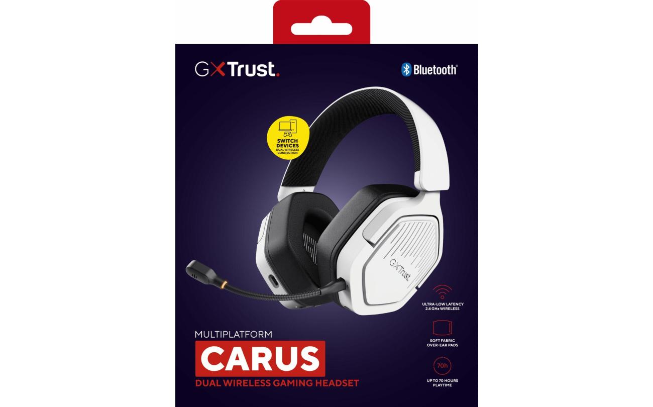 Trust GXT493W Carus Wireless Headset Wit