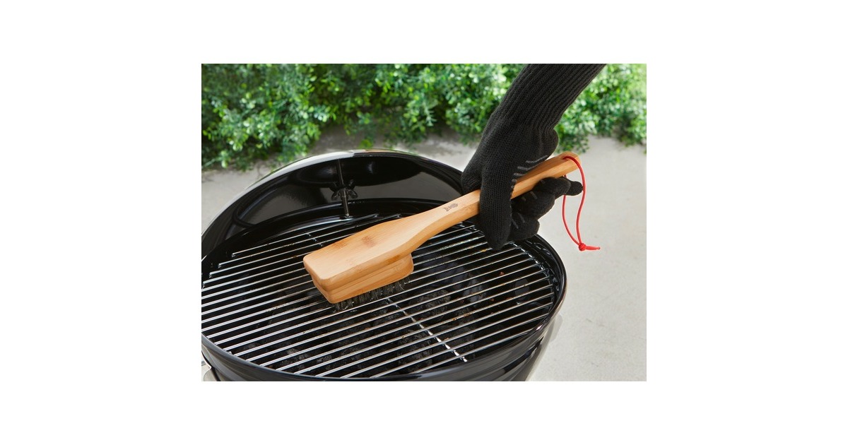 WeberReinigingsborsel bamboe grillreinigingsborstel  (30 cm)