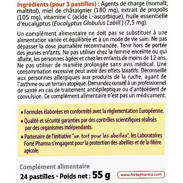 Pastilhas Forté Pharma Forté Royal 24 unidades