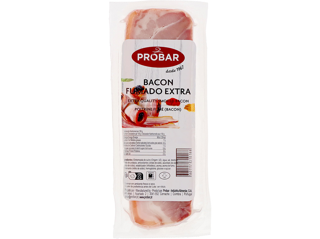 BACON FUMADO PROBAR EXTRA PEDAÇOS 190G