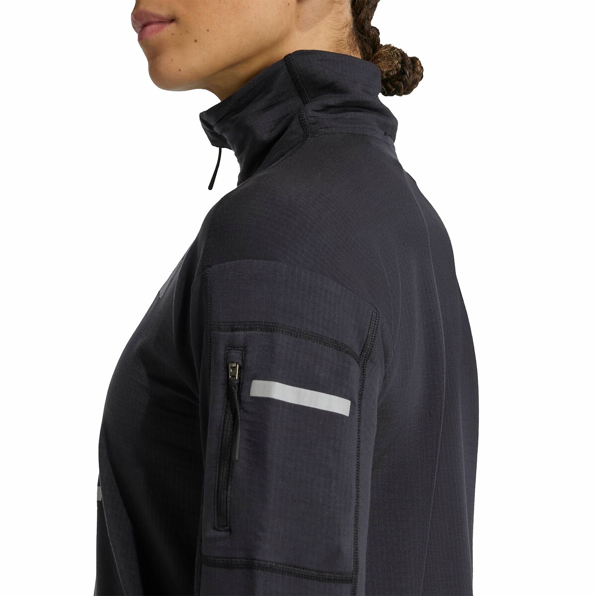 Jaqueta de corrida adidas Performance com zíper