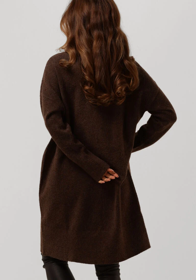CIRCLE OF TRUST bruine circle of trust midi jurk lize dress