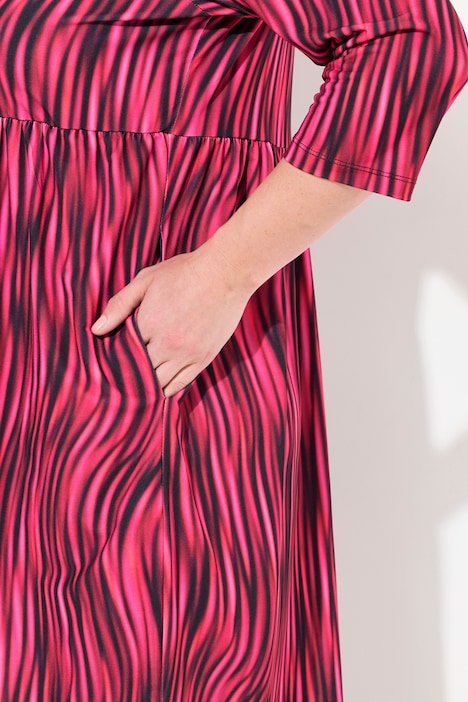 Longshirt, A-Linie, Print