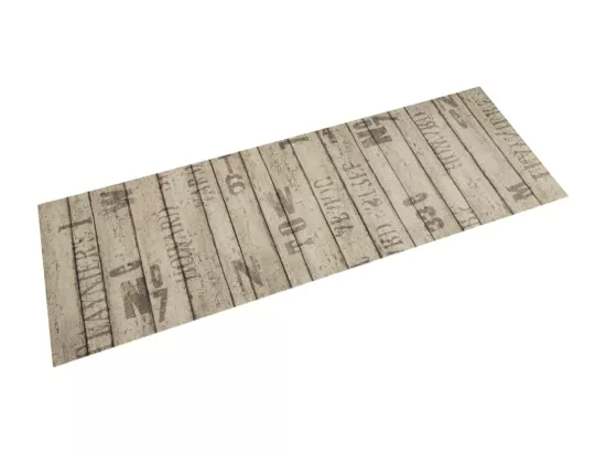 Tapis de cuisine lavable impression de clôture 60x180cm velours