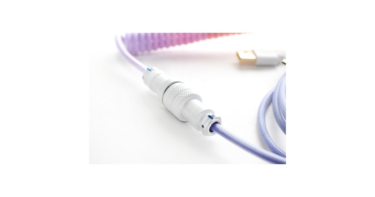 DuckyCoiled Cable V2 - Afterglow kabel