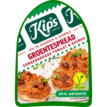 Kips Groentespread Zongedroogde Tomaat 125g