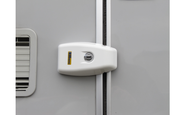 HEOSafe Door Frame Lock Zusatzschloss mit Befestigungsplatte für die Montage an Türrahmen, Serviceklappen und Heckgaragen