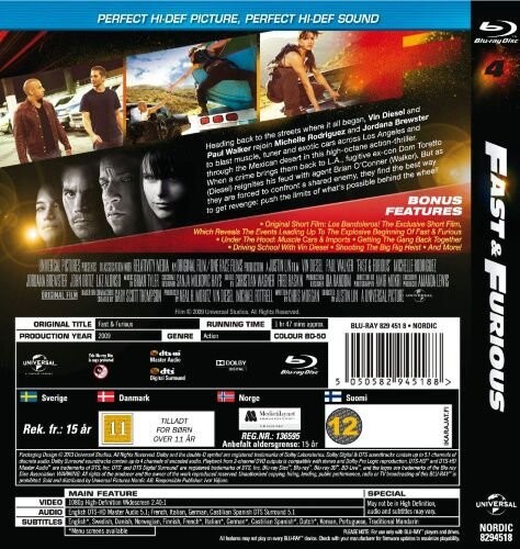 Fast And Furious 4 - Blu-Ray