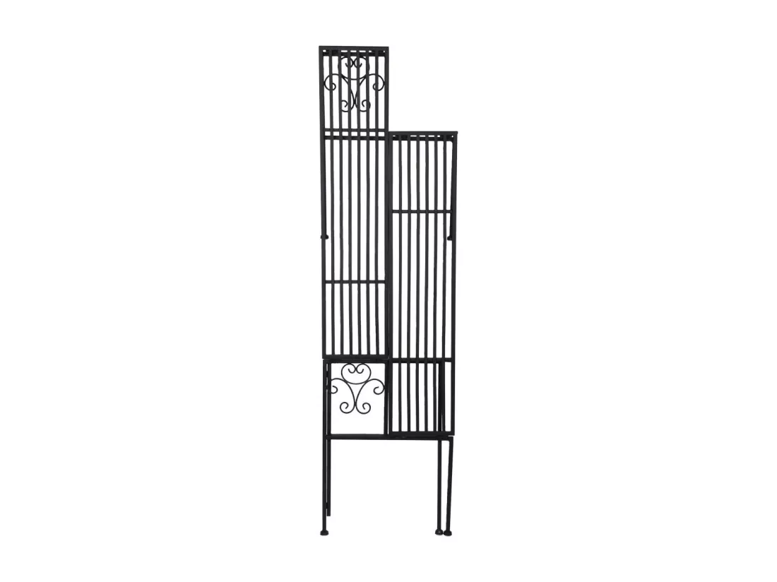 Etagère à plantes pliante en fer 2 niveaux
