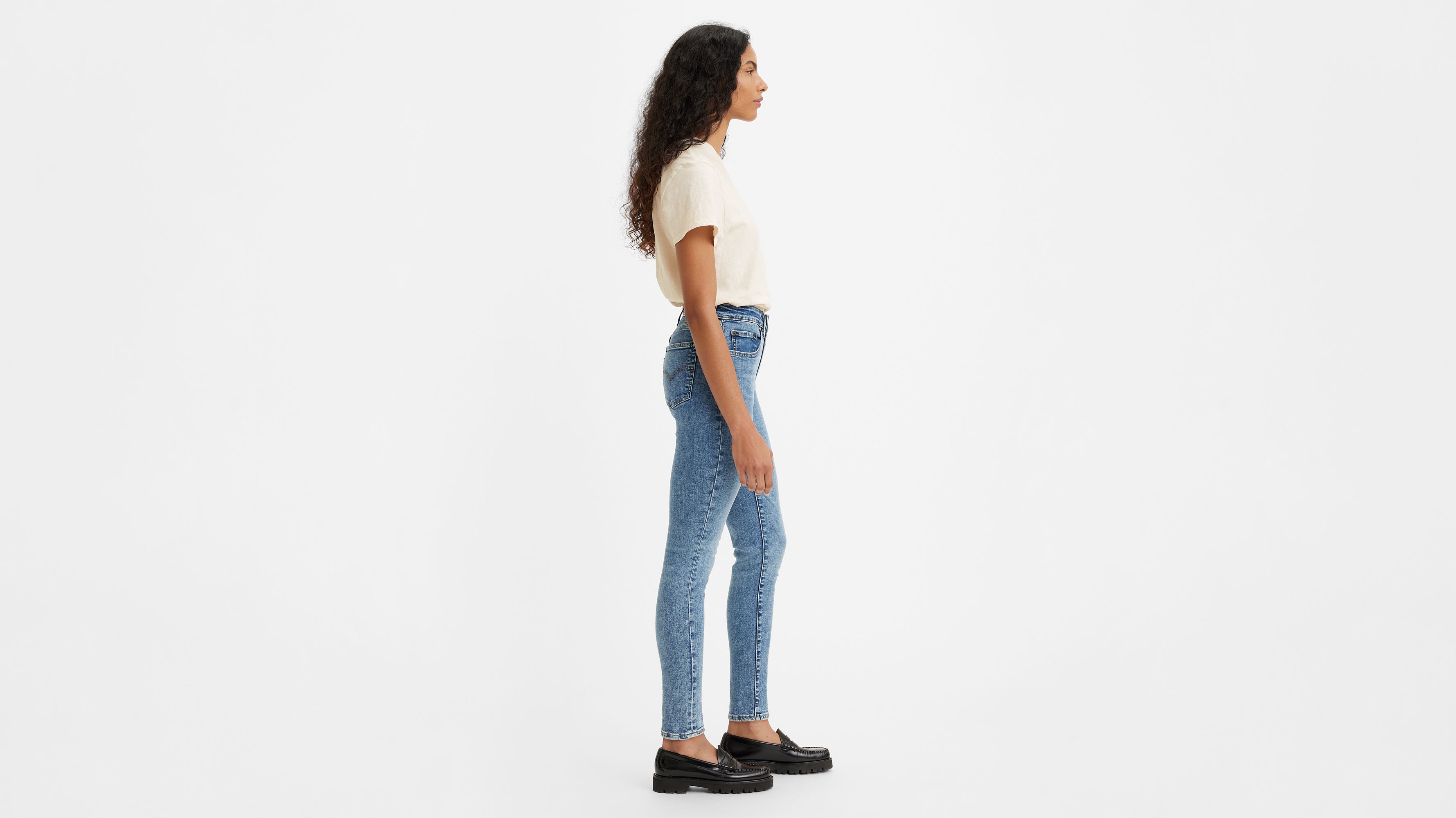 Jean 721™ Taille Haute Skinny - Medium Indigo Worn In - Bleu