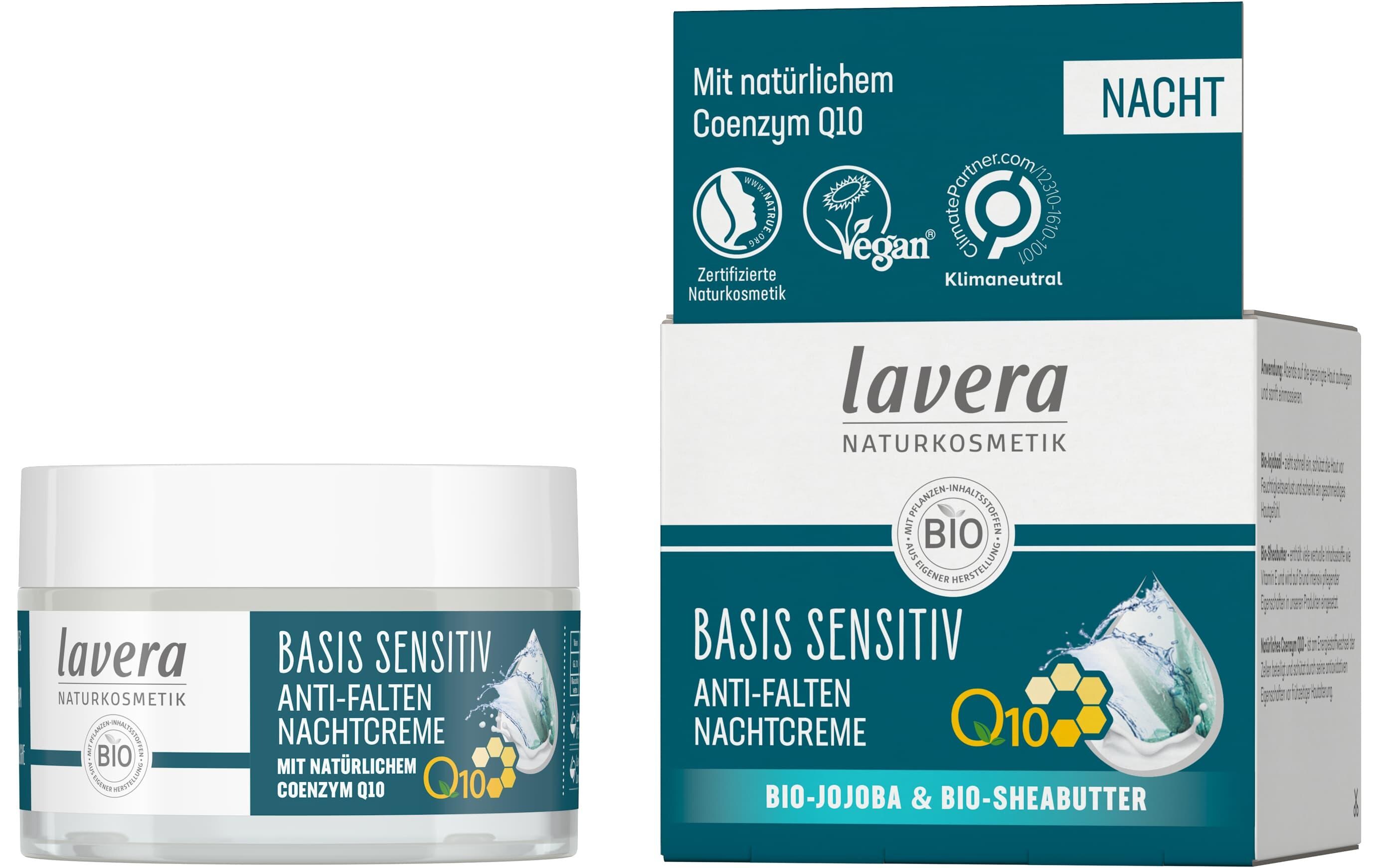 basis sensitiv Q10 Anti-Falten Nachtcreme 50 ml1 StückNatürliche Anti-Falten-Creme für ein sichtbar glattes Hautbild