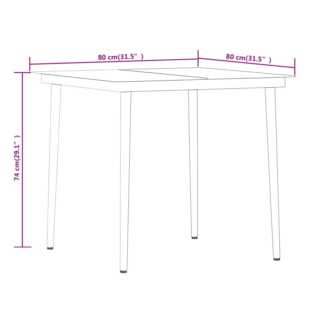 Ensemble de salle à manger de jardin meuble extérieur avec coussins 5 pièces beige