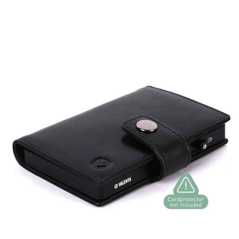Valenta Card Wallet Leather MagSafe Black