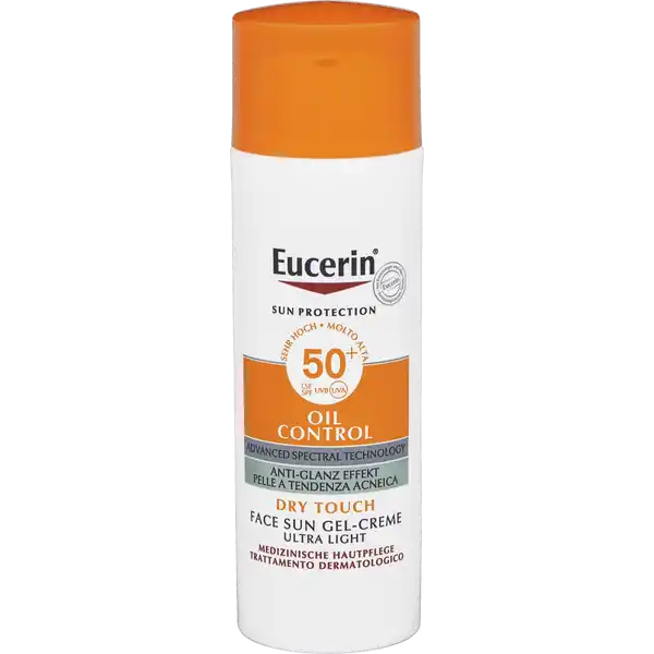 Oil Control Dry Touch Face Sun Gel-Creme LSF 50+