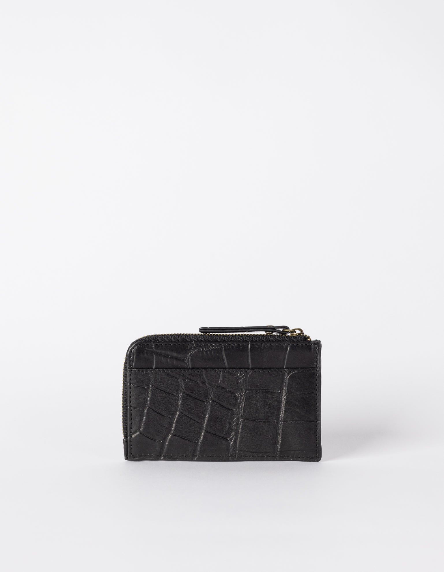 Lola Coin Purse - Black Classic Croco