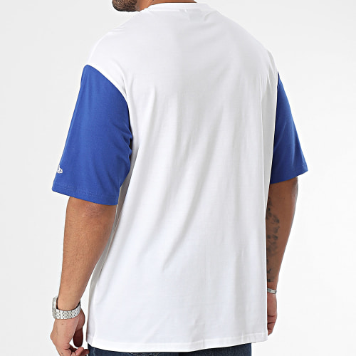 Tee Shirt NBA Color Insert New York Knicks 60424432 Blanc Bleu Roi