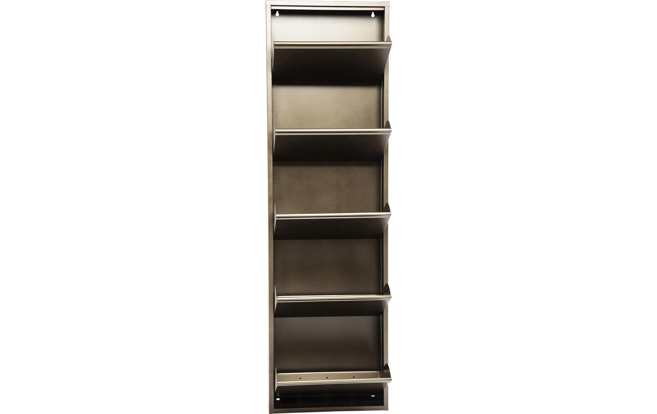 Schuhschrank Caruso 5-er, 50 x 170 cm, Braun<br>Schuhschrank