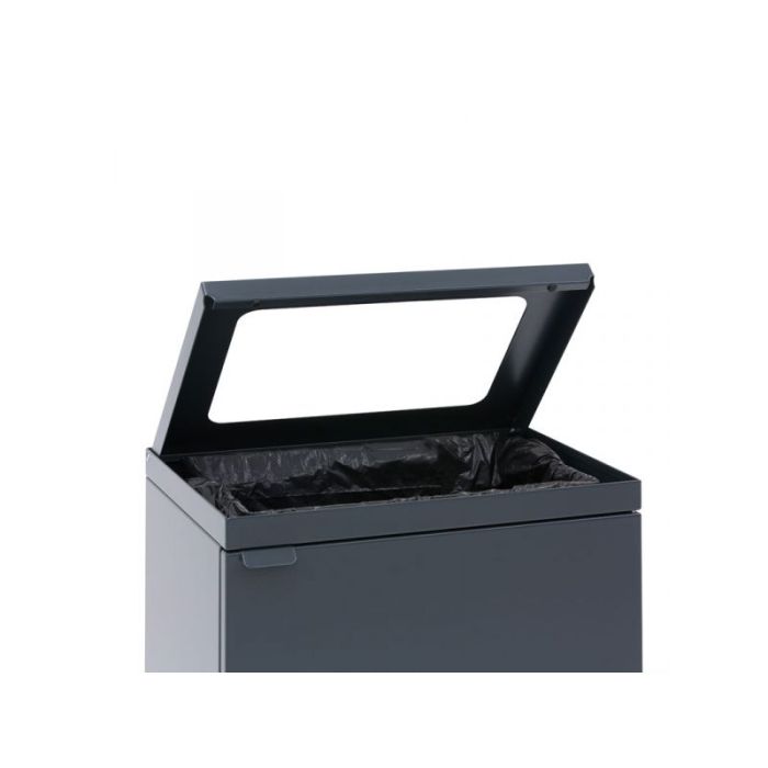 Afvalbak Open 95 liter Bica 857 Antraciet Model VB195466 (8713631195466)