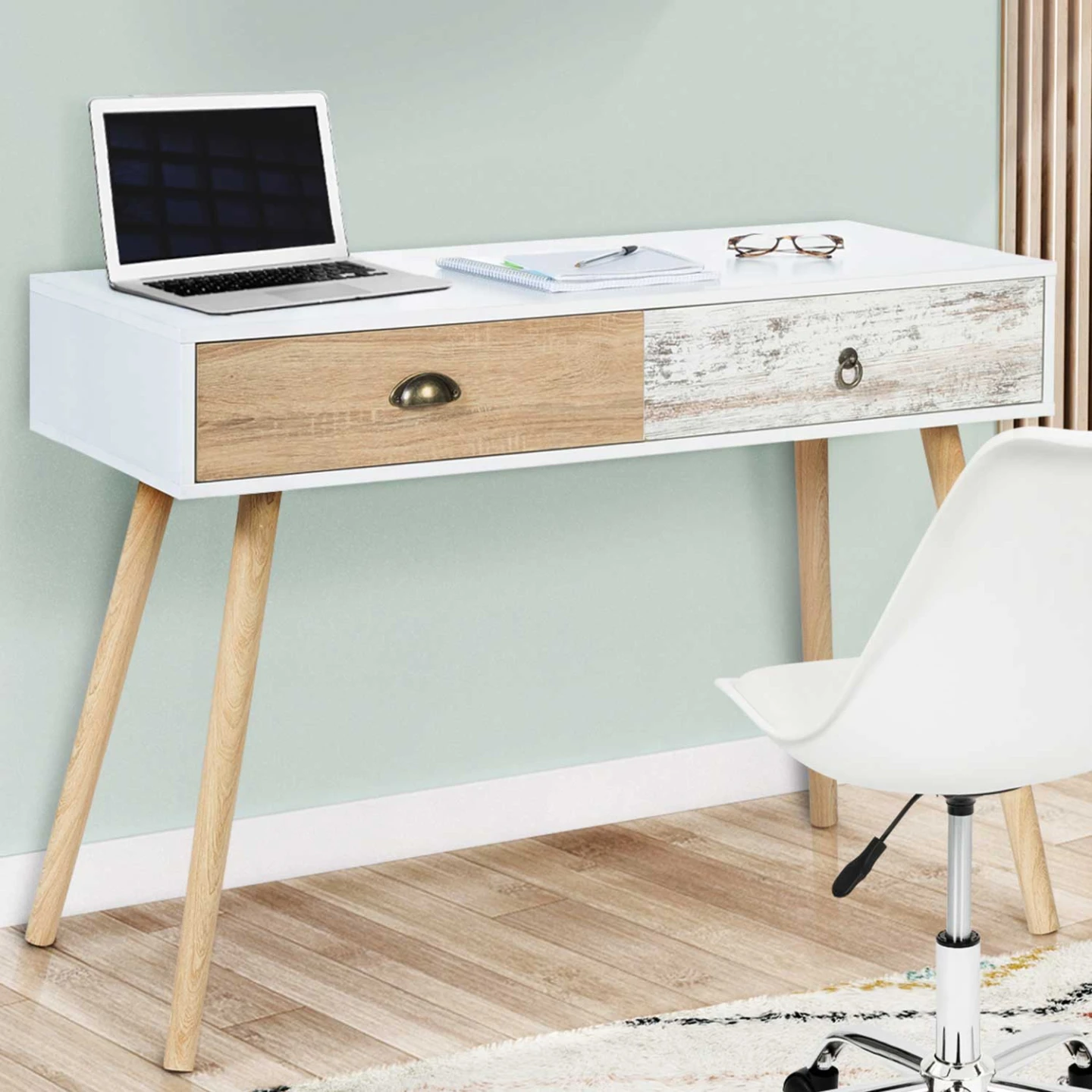 Bureau 1 tiroir BAHIA scandinave
