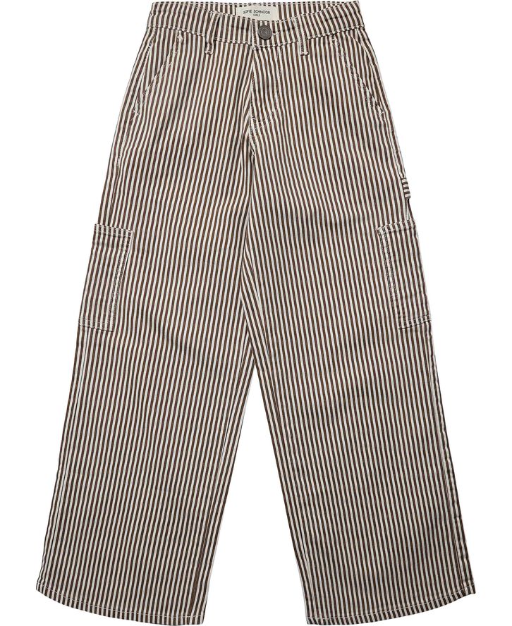 Sofie Schnoor Pants Brown striped