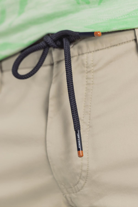 State of Art taupe heren korte broek