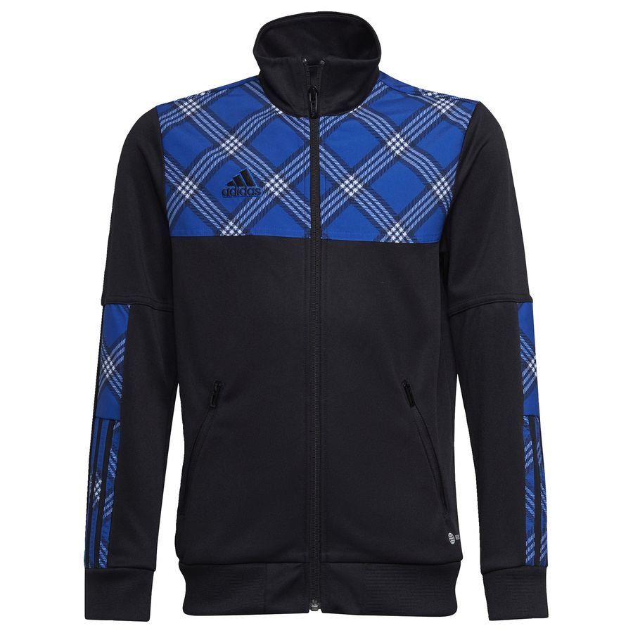 adidas Veste Tiro - Noir/Bleu Enfant