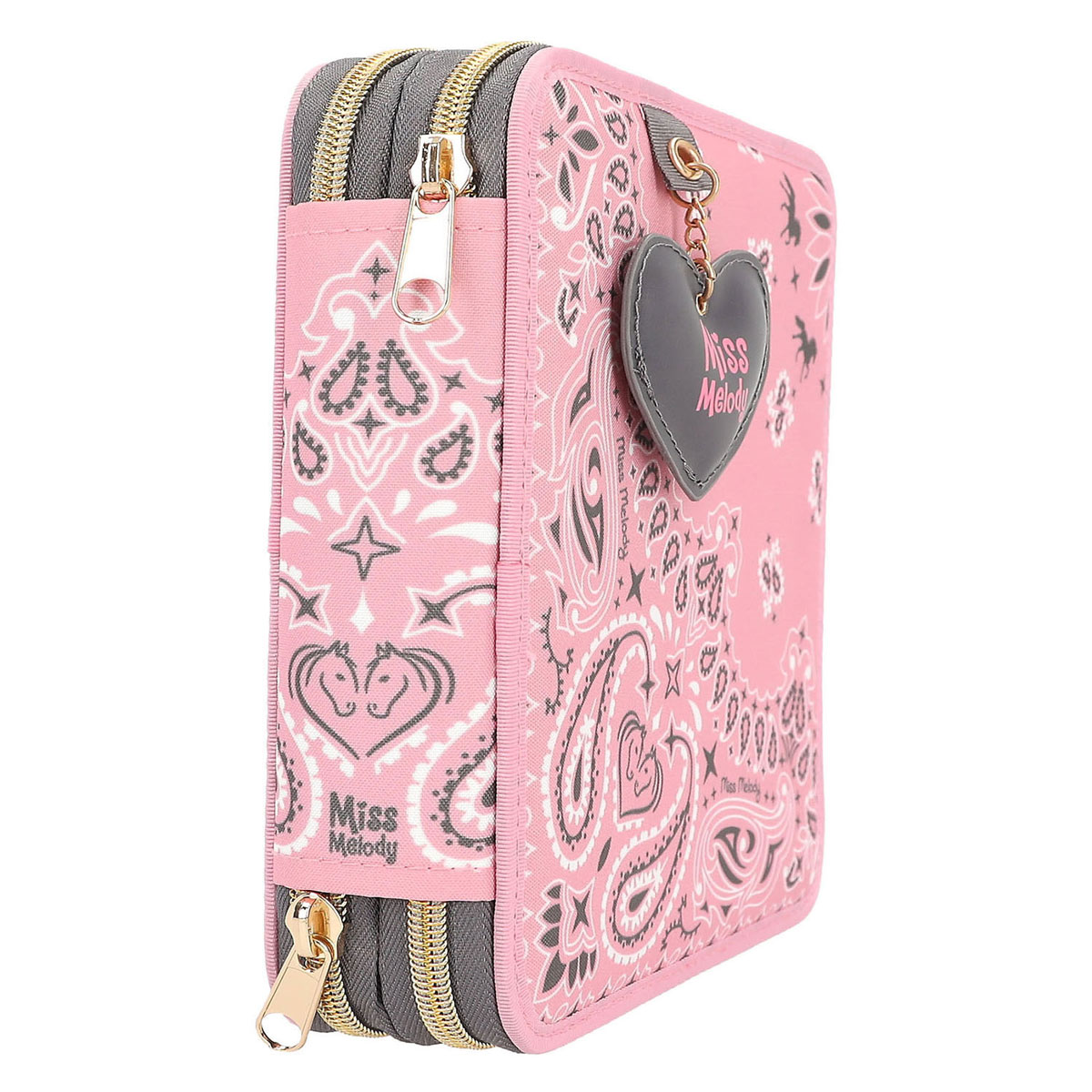 Miss Melody 2-Vaks Etui met Hanger Bandana