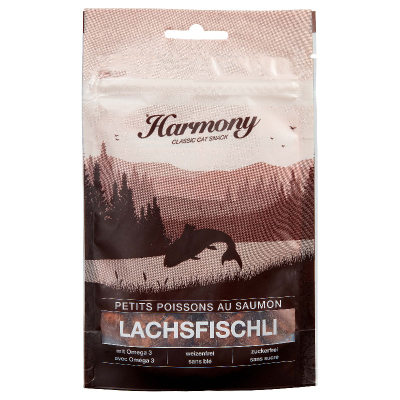 Harmony Cat Snacks Lachs-Fischli 50g
