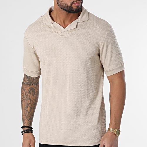 Polo Manches Courtes UY792 Beige