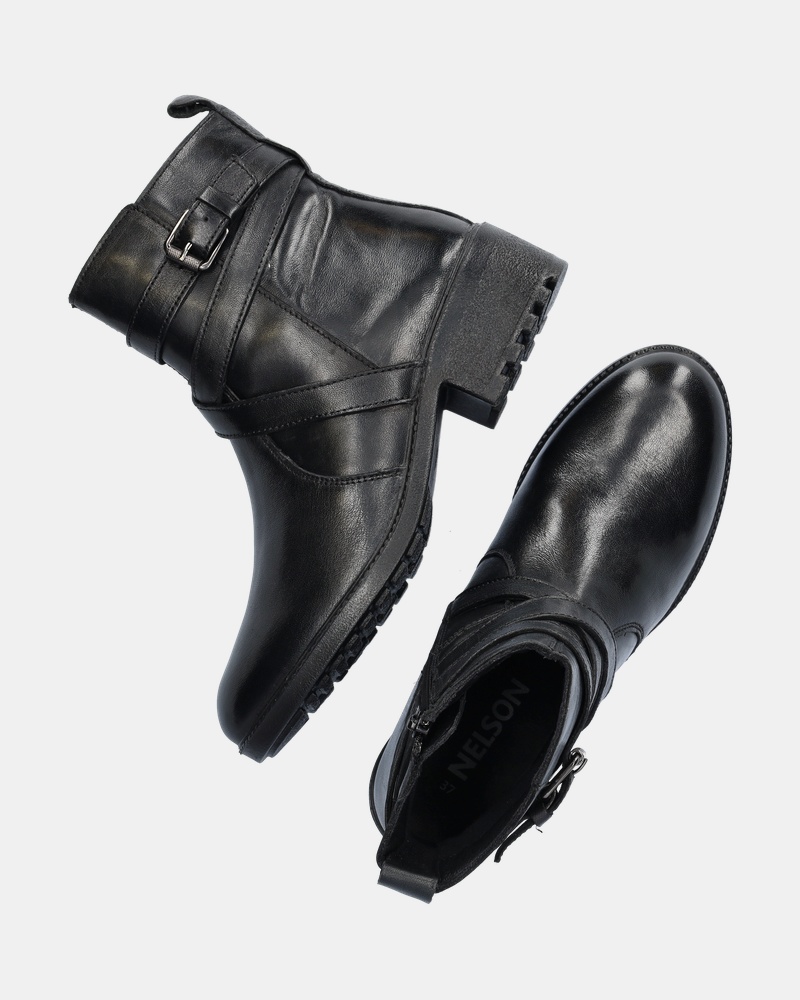 Nelson Rits- & gesloten boots  - zwart
