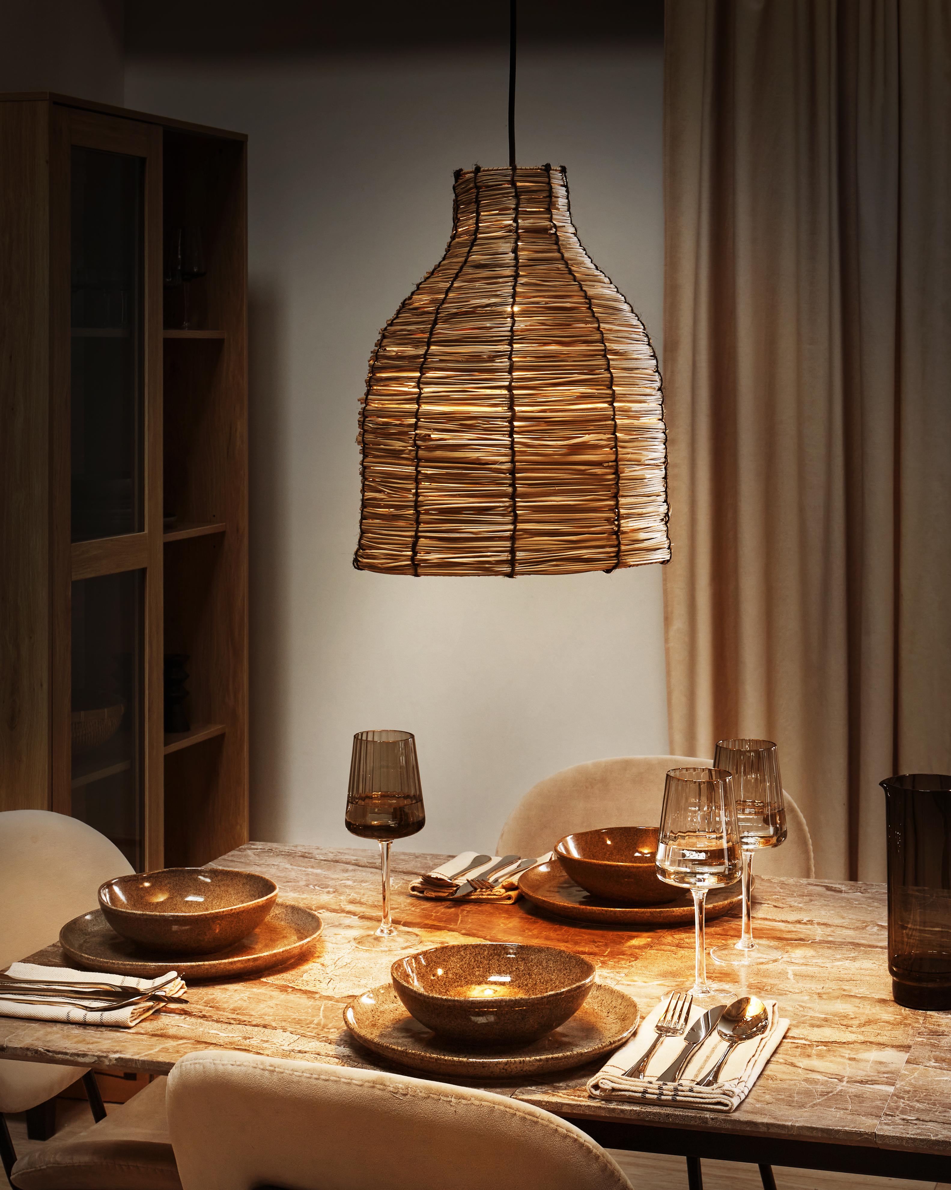 Hanglamp KELAKAS Wicker Natuurlijk