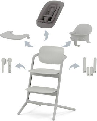 Cybex Lemo 4-in-1 Barnestol, Suede Grey