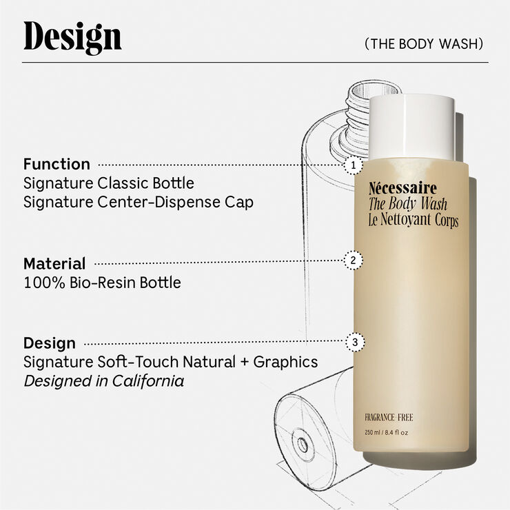 Nécessaire The Body Wash - Fragrance free 250ml