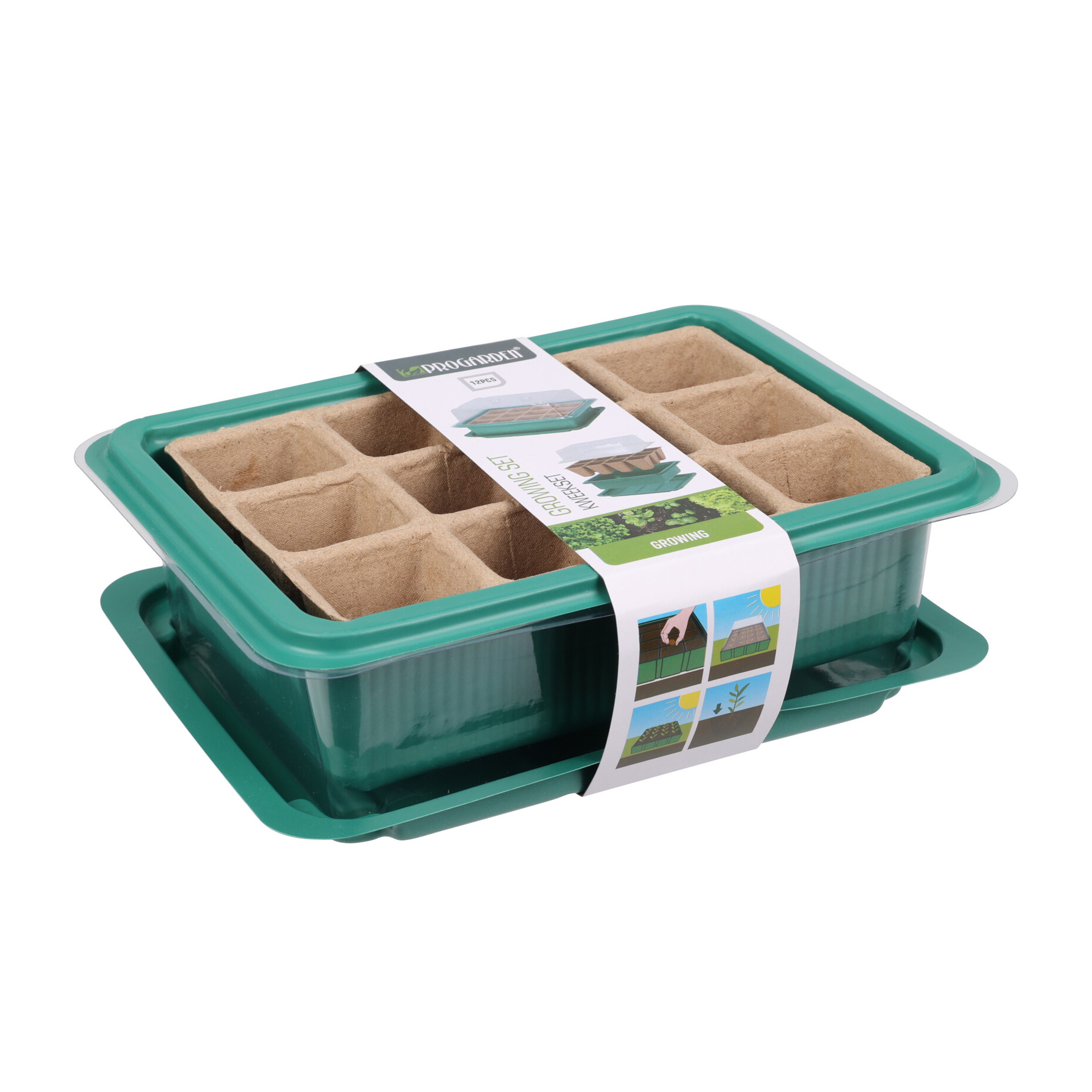 Anzuchtschale Set 12 Töpfe