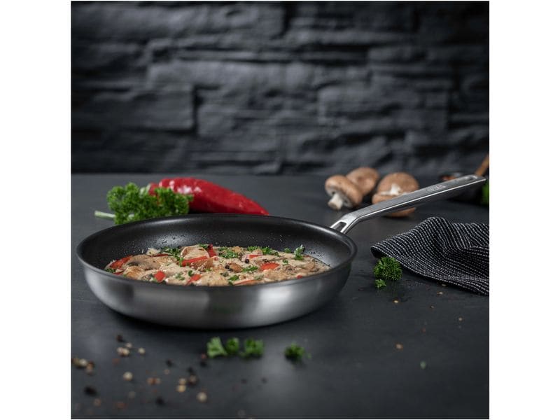 Kuhn Rikon Bratpfanne Fiveply Antihaft, 28 cm Pfanne zum Braten