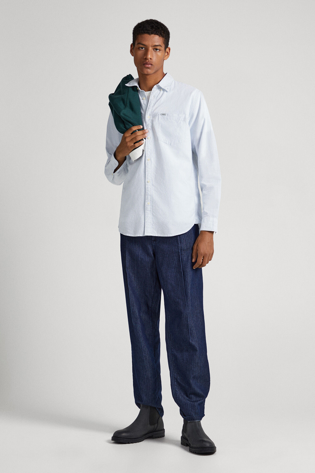 Camisa oxford listrada de Bengala