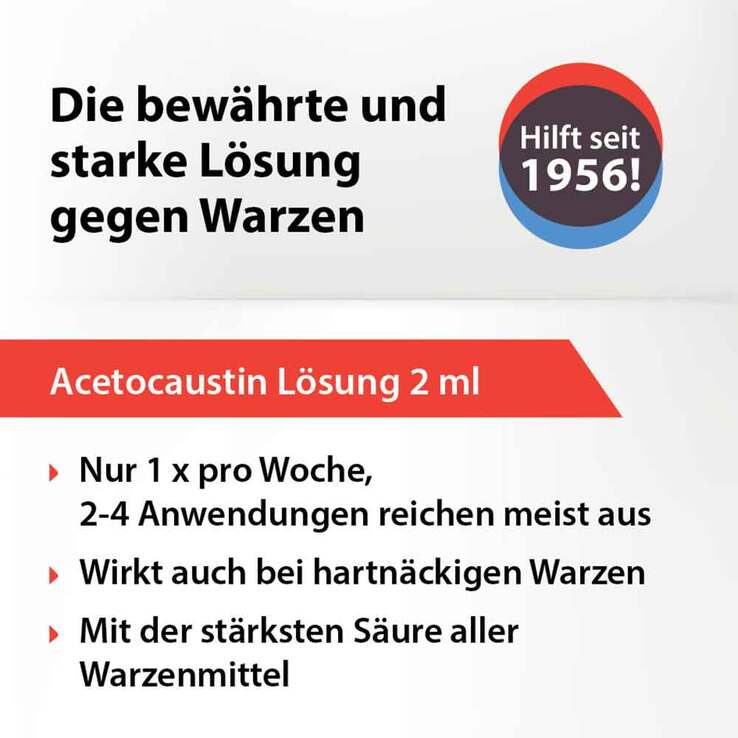 Acetocaustin Lösung Warzenmittel, 2 ml