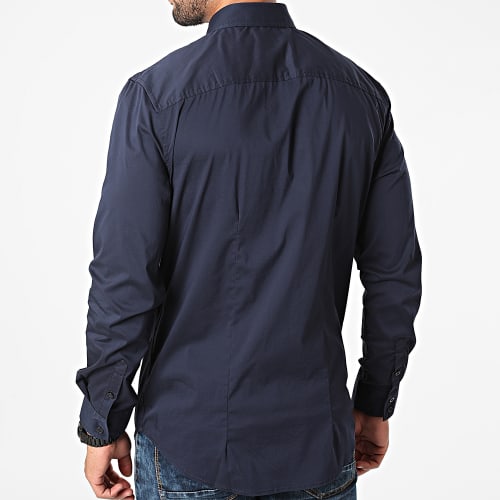 Chemise Manches Longues M1YH20-W7ZK1 Bleu Marine