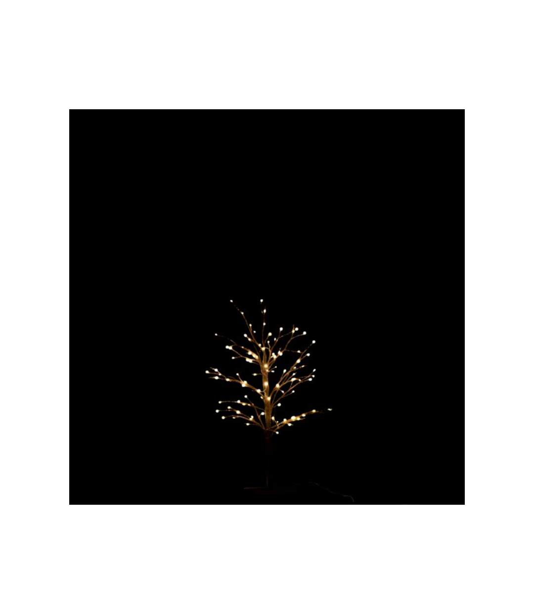 Paris Prix - Plante Artificielle Déco Led arbre Nu 57cm Noir