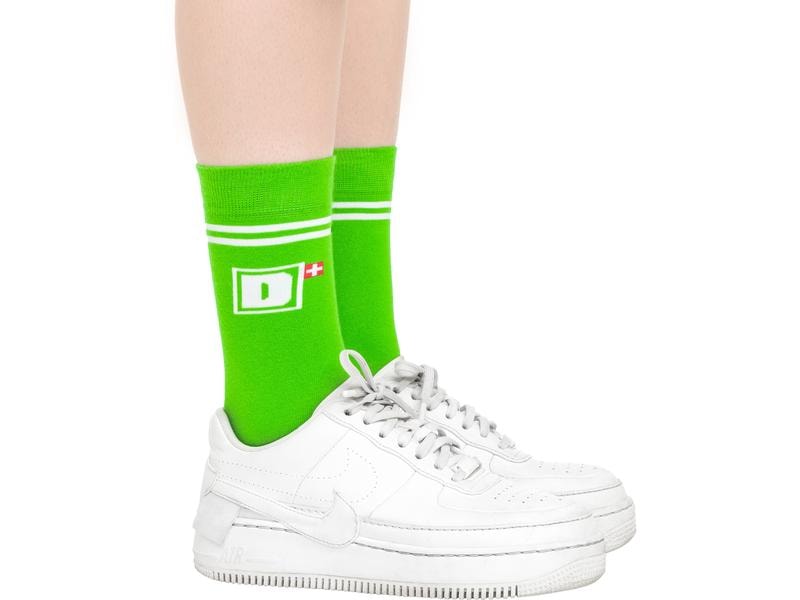 DayDeal.ch DayDeal Collection Grösse 43- 46, Grün Socken im DayDeal-Design