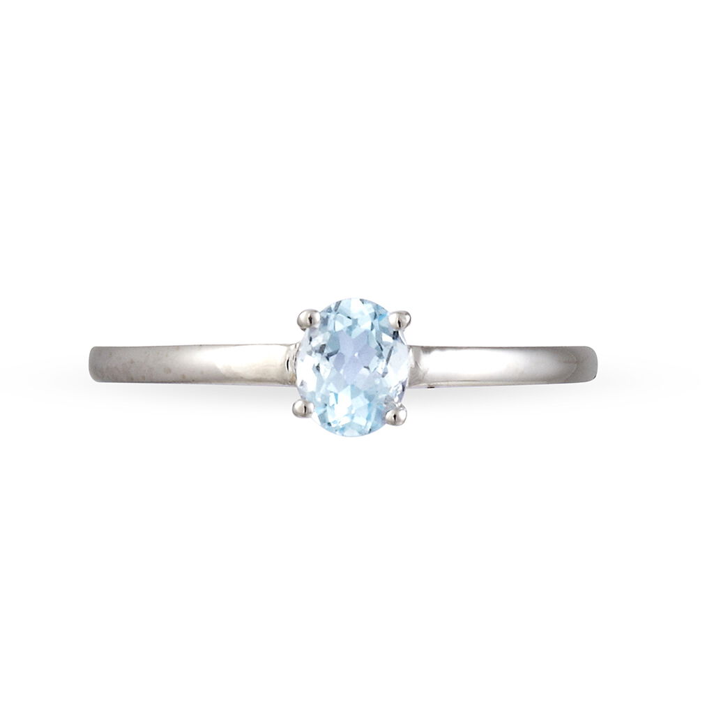 Bague Lily Or Blanc Saphir