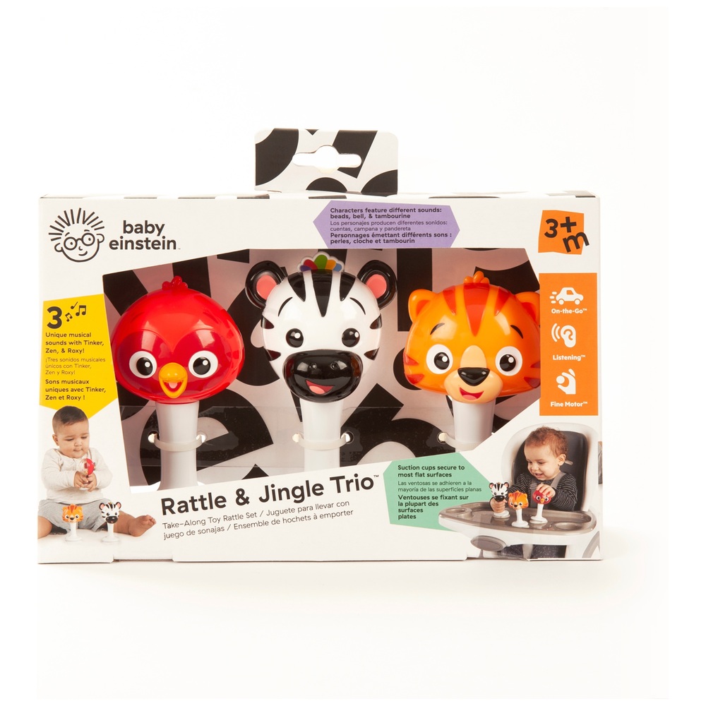 Baby Einstein Rassel- und Glöckchen-Trio zum Mitnehmen